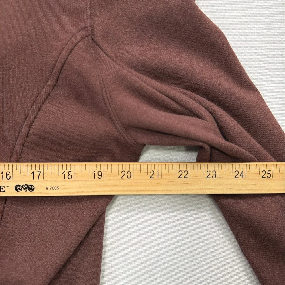 The Normal Brand Blazer Knit Cotton Blend Patch Pocket Brown Mens Size Medium